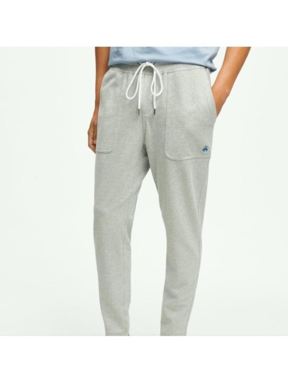 Brooks Brothers Stretch Sueded Cotton Jersey Grey Sweatpants Mens XXL EUC